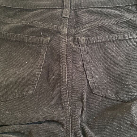 Top shop, Jamie flare, black corduroy jeans - Picture 5 of 7